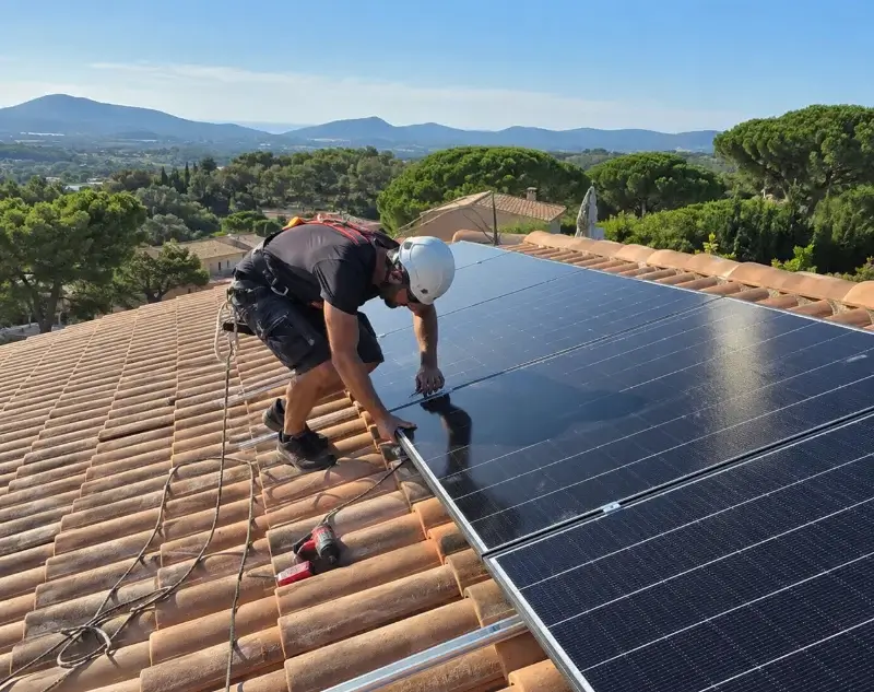 Installateur panneaux solaires Correns — pose photovoltaïque sur toiture