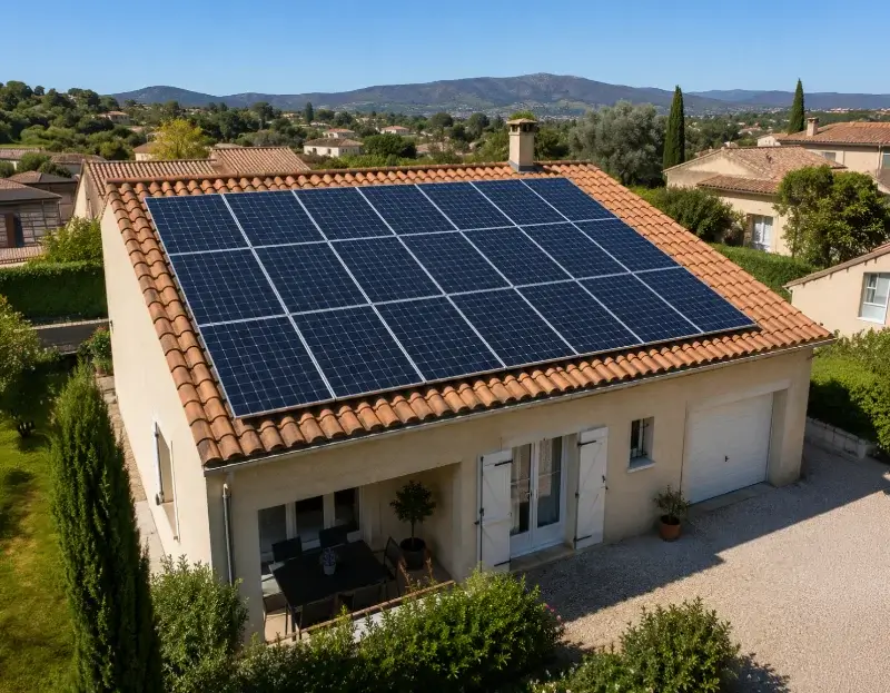 Prime à l'autoconsommation panneaux solaires Correns — aide financière de l'État